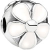 PANDORA White Enamel Daisy Clip PANDORA White Enamel Daisy Clip