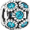 PANDORA Teal Studded Circles Openwork Charm PANDORA Teal Studded Circles Openwork Charm