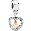 PANDORA Forever in My Heart Hanging Charm PANDORA Forever in My Heart Hanging Charm