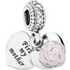 PANDORA Mother's Rose Hanging Charm PANDORA Mother's Rose Hanging Charm