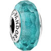 PANDORA Teal Shimmer Murano Glass Charm PANDORA Teal Shimmer Murano Glass Charm