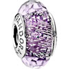 PANDORA Dark Purple Shimmer Murano Glass Charm PANDORA Dark Purple Shimmer Murano Glass Charm