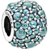 PANDORA Teal Shimmer Droplet Charm PANDORA Teal Shimmer Droplet Charm