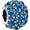 PANDORA Vivid Blue Shimmering Droplets Charm PANDORA Vivid Blue Shimmering Droplets Charm