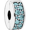 PANDORA Teal Shining Elegance Spacer Clip PANDORA Teal Shining Elegance Spacer Clip