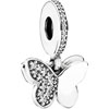 PANDORA Fluttering Butterflies Hanging Charm PANDORA Fluttering Butterflies Hanging Charm