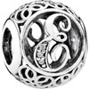 PANDORA Vintage E Openwork Charm PANDORA Vintage E Openwork Charm