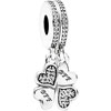 PANDORA Heart Petals Hanging Charm PANDORA Heart Petals Hanging Charm