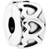 PANDORA Row Of Hearts Spacer Clip PANDORA Row Of Hearts Spacer Clip