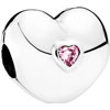 PANDORA Pink Steady Heart Clip PANDORA Pink Steady Heart Clip
