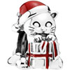 PANDORA Christmas Kitten Charm PANDORA Christmas Kitten Charm