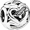 PANDORA Ribbons Of Love Charm PANDORA Ribbons Of Love Charm