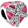 PANDORA Magenta Present Of Love Charm PANDORA Magenta Present Of Love Charm