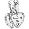 PANDORA Friend Of My Heart Hanging Charm (NEW) PANDORA Friend Of My Heart Hanging Charm (NEW)