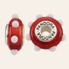 (RETIRED) Murano Glass Bead Red with Pink Balls
