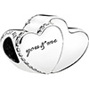 PANDORA Two Hearts Charm (NEW) PANDORA Two Hearts Charm (NEW)