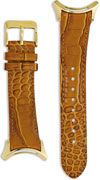 (RETIRED) Pandora Imagine Grand Camel Leather Strap
