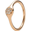 (RETIRED) PANDORA LovePods 18ct Rose Gold Ring Pavé 7 Diamonds (RETIRED) PANDORA LovePods 18ct Rose Gold Ring Pavé 7 Diamonds