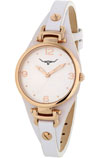 (RETIRED) Erina Watch Rose Gold Plated with White Leather (RETIRED) Erina Watch Rose Gold Plated with White Leather